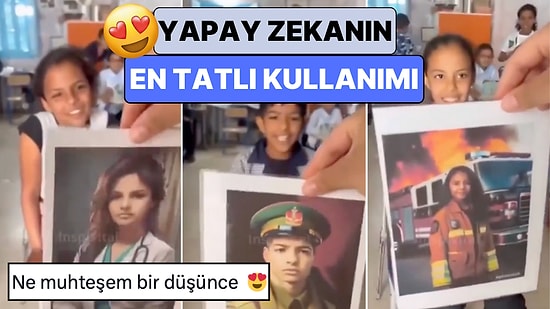 Bir Öğretmen Öğrencilerine İlerde Ne Olmak İstediklerini Sordu ve Onlara Yapay Zeka ile Sürpriz Yaptı