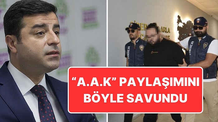 "A.A.K." Paylaşımı Yapmıştı: Jahrein’e, Selahattin Demirtaş’a Hakareti Sebebiyle Para Cezası