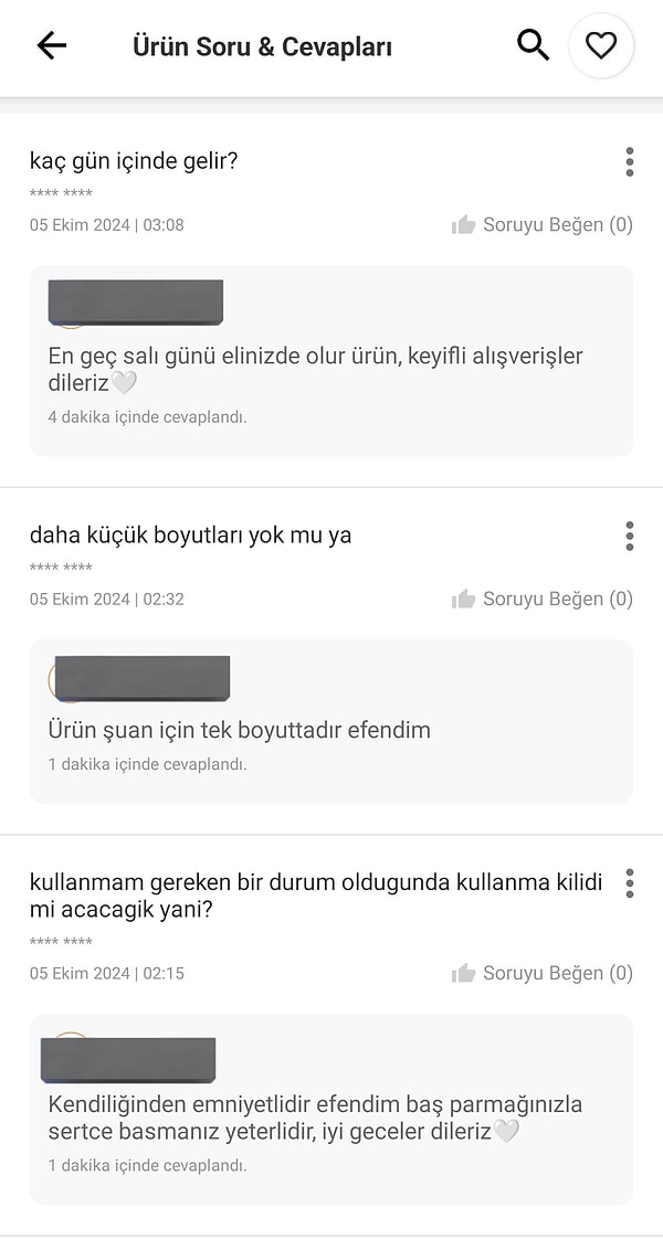 Emniyet Genel Müdürlüğü'nün etiketlendiği tweetler arasında bir başka ilgi çeken tweet de bir kullanıcının paylaştığı bu görsel oldu. Kadınlar dün gün boyunca güvenlikleri için biber gazı almak için alışveriş sitelerinde aramalar yaptı.