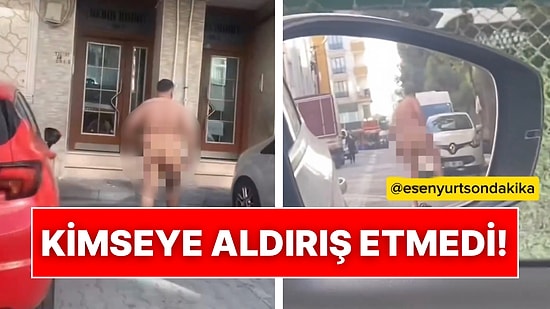 Esenyurt’ta Bir Şahıs Çırılçıplak Halde Mahalleleri Turladı O Anları Vatandaşlar Kayda Aldı