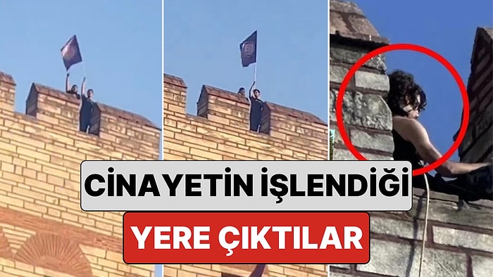 Katledilen İki Kızımız İçin Edirnekapı'da Toplanan Eylemciler Cinayetin İşlendiği Sura Çıkarak Slogan Attı
