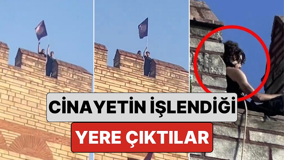 Katledilen İki Kızımız İçin Edirnekapı'da Toplanan Eylemciler Cinayetin İşlendiği Sura Çıkarak Slogan Attı