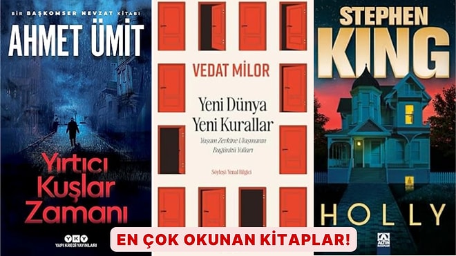 Kitap Kurtlarının Tercihi Olan Haftanın En Çok Satan Kitapları