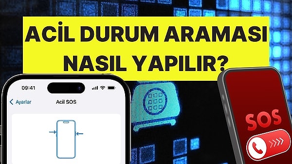 Cep telefonlarınızda SIM kartı olsun veya olmasın acil durum araması gerçekleştirebilirsiniz. Ayrıca bunun için, telefon kilidini açmanıza ve numara tuşlamanıza gerek yoktur.