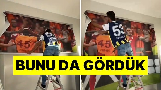 Futbol Sevgisi Çok Başka: Evinin Duvarını Osimhen ve Icardi Fotoğrafıyla Kaplayan Futbolsever