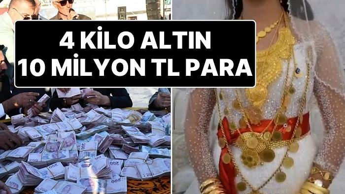 7 Bin Davetlinin Katıldığı Aşiret Düğününe 4 Kilo Altın, 10 Milyon TL Para Takıldı