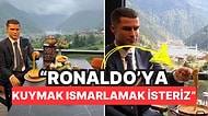 Restoranına Kuymak Yiyen Ronaldo Heykeli Yaptıran İşletme Sahibi "Bunu da Başka Ülkeye Kaptırmadık" Dedirtti