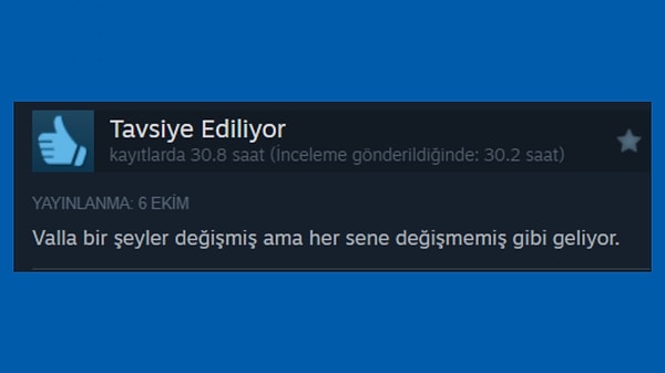 2. Hiçbir şey olmasa bile kesinlikle bir şeyler oldu.