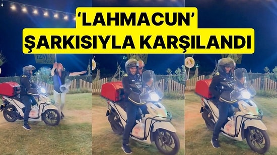 Düğüne Sipariş Getiren Motokurye Neye Uğradığını Şaşırdı: 'Lahmacun' Şarkısıyla Karşılandı