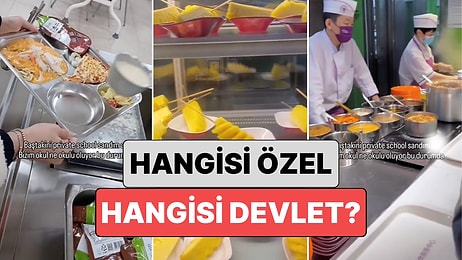 Hangisi Devlet Okulu Anlaşılmadı: Yurt Dışında Bir Öğrenci Özel Okul ve Devlet Okulu Yemeklerini Karşılaştırdı