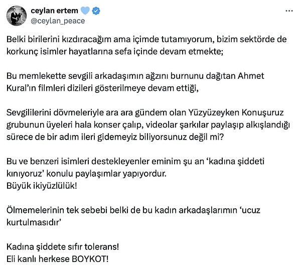 İşte Ceylan Ertem'in açıklamaları 👇🏻