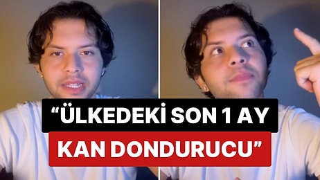 TikTok Fenomeni Emir Kutlu, Son 1 Ay İçinde Ülkemizde Yaşanan Kan Dondurucu Olaylara Böyle Tepki Gösterdi