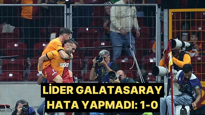 Lider Galatasaray Evinde Alanyaspor'u Tek Golle Geçti: 1-0