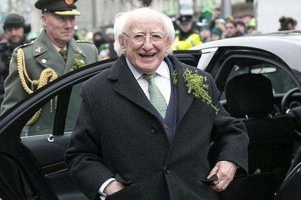 İrlanda Cumhurbaşkanı Michael D. Higgins 83 yaşında.