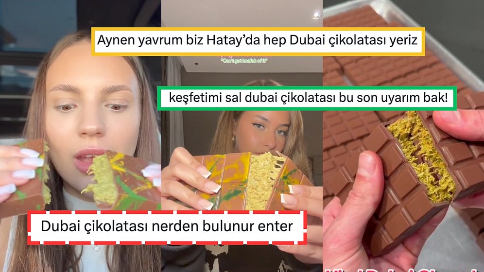 Kimi Görmekten Bıktı Kiminin Rüyasına Giriyor: Sosyal Medyayı Ele Geçiren Dubai Çikolatası Kriz Çıkardı