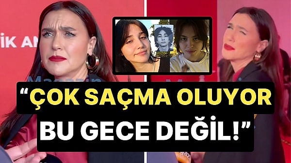 Magazin Burada muhabirleri tarafından görüntülenen Şevval Sam, canice hayattan koparılan Ayşenur, İkbal ve nicelerinin kadın cinayetleri hakkında yorum yapmayı reddetti.