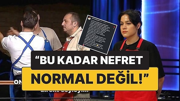 MasterChef'te eleme gecesine Eda, Nigar, Şirin ve Ezgi'nin yaptığı kural ihlali damga vurmuştu. Şirin yaşananlarla ilgili açıklamasını bir takipçisine verdiği yorum aracılığıyla yaptı.