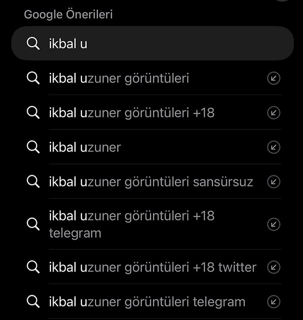 İkbal Uzuner cinayetinde ise öneriler şu şekilde.