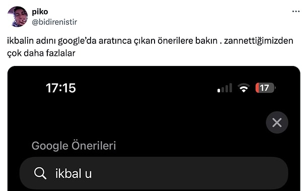 Google yapısı gereği bir konuyla veya ilgili en çok yapılan aramaları öneri olarak sunuyor.