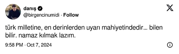 "Uyarı mahiyetindedir..." 👇