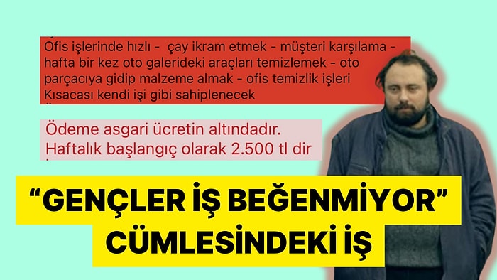 İzmir'de Bir Oto Galericinin Ayda 10 Bin Liraya Köle Araması Gündem Oldu