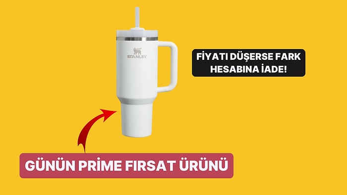 Prime Day Festival Fırsatı: Herkesin Elinden Düşürmediği Stanley Quencher Pipetli Termos İndirimde!