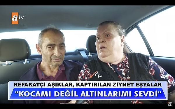 Esma Hanım, 36 yıllık eşi İbrahim Bey'in kendisini aldattığı kadına altınlarını kaptırdığını iddia ederek Müge Anlı'dan yardım istemişti.