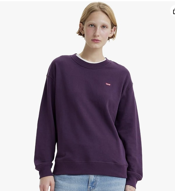 Levi's Standard Crew Sweatshirt Kadın