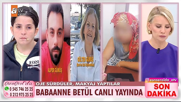 Yayına bağlanan babaanne iddiaları reddetti. Oğlunun dini nikahlı eşi Selin'in bunu yaptığını açıkladı.