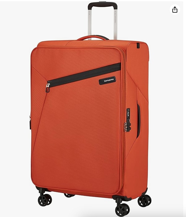 5. Samsonite Lıtebeam-Spınner Valiz - Tangerine Orange