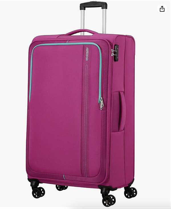 10. American Tourister Sea Seeker Spinner Valiz Tsa - Deep Fuchsia