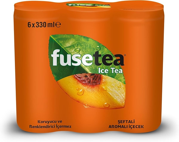 Fusetea Şeftali Aromalı Kutu 6x330 ML