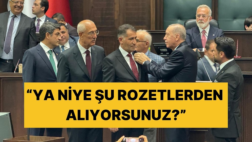 Cumhurbaşkanı Erdoğan Partililere Takılan Rozetleri Beğenmedi: “Ya Niye Şu Rozetlerden Alıyorsunuz?”