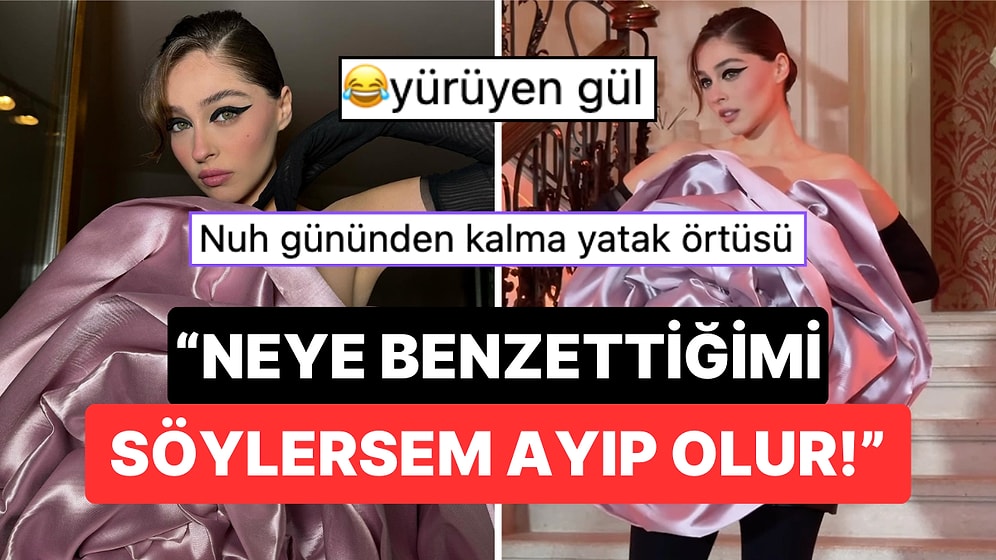 Sakla Beni'nin 'İncila'sıydı: Cemre Baysel Defiledeki Devasa Pembe Güllü Kombiniyle Dile Düştü!