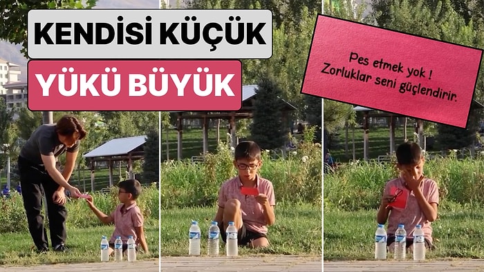 İnsanlara Verdiği Küçük Notlarla Günlerini Güzelleştiren Genç Su Satan Bir Çocuğa Verdiği Notla Duygulandırdı