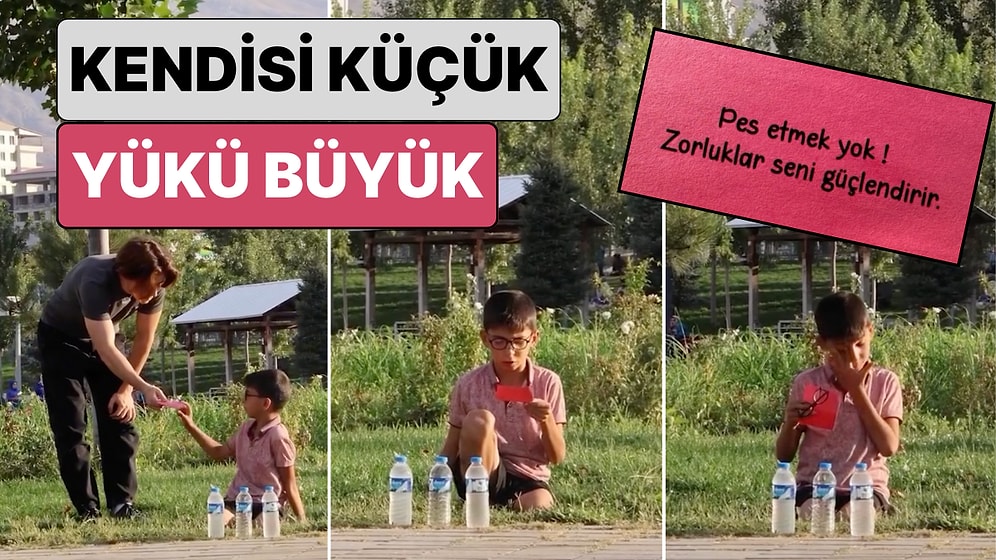 İnsanlara Verdiği Küçük Notlarla Günlerini Güzelleştiren Genç Su Satan Bir Çocuğa Verdiği Notla Duygulandırdı