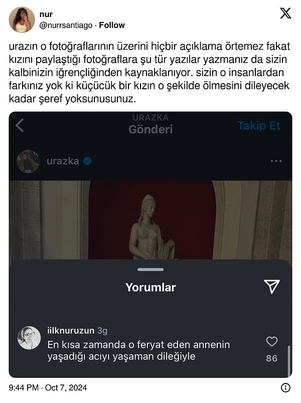 Vicdansızlığın başka bir boyutunu gözler önüne seren o yoruma diğer sosyal medya kullanıcılarından tepki geldi. Sosyal medya kullanıcısının yorumuna gelen tepkilere de bakalım 👇🏻