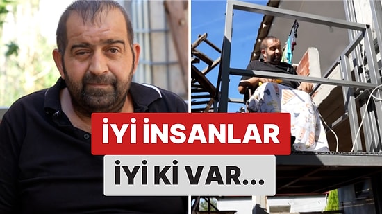 İyi İnsanlar İyi ki Var: Ayağı Kesilen Vatandaşın Evine 70 bin TL’lik Asansör Yaptırdılar