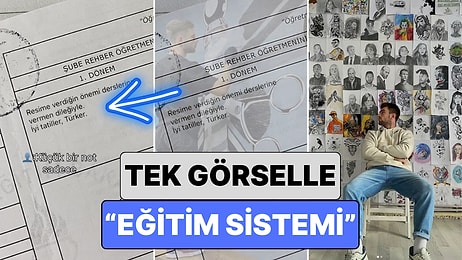 Bir Resim Sanatçısı Tek Görselle Ülkemizdeki Eğitim Sistemini Özetledi: "Resime Verdiğin Önemi Derslerine..."