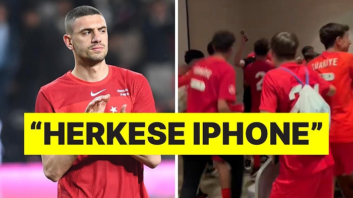 Sevinçten Havalara Uçtular: Merih Demiral'dan U16 Milli Takımı'na Telefon Hediyesi