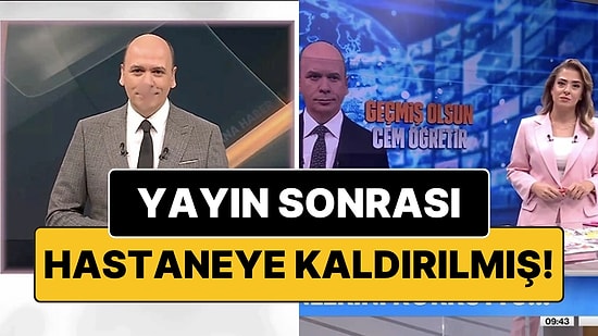 Canlı Yayında Burnu Kanayan Cem Öğretir'in Sağlık Durumuyla İlgili Açıklama Geldi!