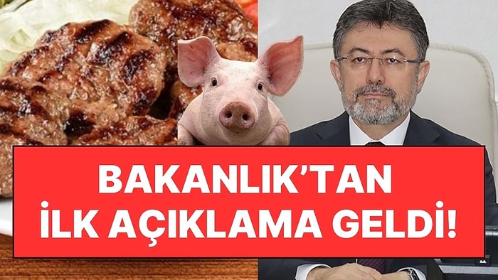 Köftecide Domuz Eti Krizi: Bakanlık'tan İlk Açıklama Geldi!