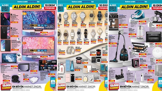 A101'e iPhone 13 Geliyor! 10 Ekim 2024 A101 İnternete Özel Aldın Aldın Kataloğu