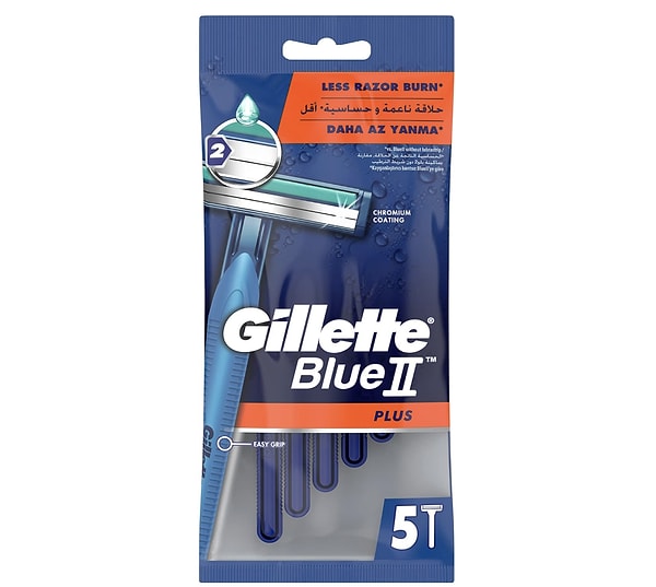 Gillette Blue2 Plus Kullan At Tıraş Bıçağı 5 Adet