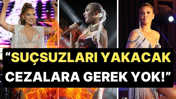 Hande Yener'den İdamı ve Hadımı Savunan Ergen'le Akalın'a Tepki: "Demokraside Can Almak da Faşistlik de Yok!"