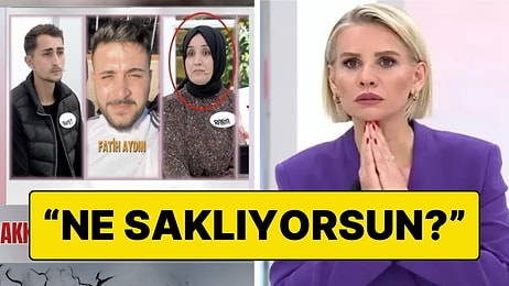 Esra Erol'da Oğlunu Arayan Annenin Yayında Tanığa Kaş Göz Yapması Dikkatlerden Kaçmadı!