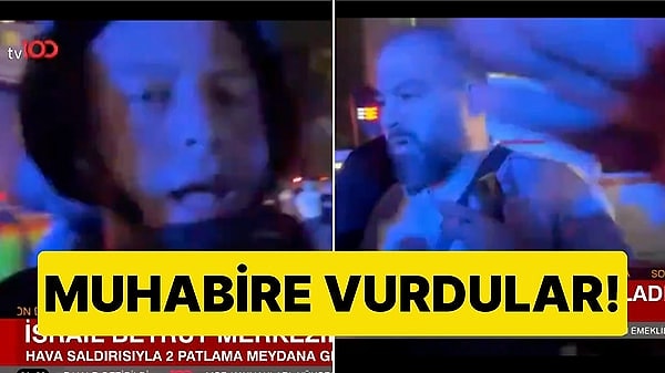 Lübnan’ın başkenti Beyrut, İsrail tarafından bombalandı. Beyrut'ta yaşanan olayları canlı aktaran tv100 muhabiri Sertaç Murat Koç ve haber kameramanı Yusuf Ziya Mert saldırıya uğradı.