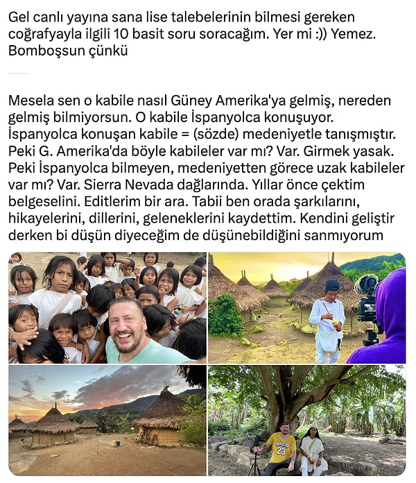 Paylaşımını böyle bitirdi.