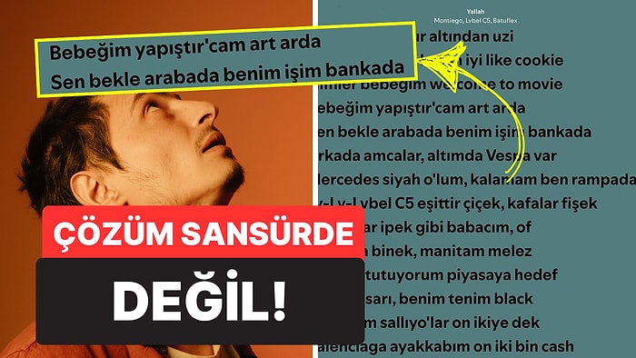 Cinsiyetçi Sözlere Sahip Olan Popüler Şarkılar İçin Ünlü Rapçiden Açıklama: "Çözüm Sansürde Değil"