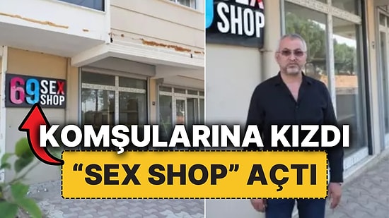 Komşularıyla Mahkemelik Olmuştu! Bu Kez de "Halk Sağlığı İçin" Diyerek "Sex Shop" Açtı!